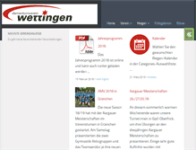 Tablet Screenshot of dtv-wettingen.ch
